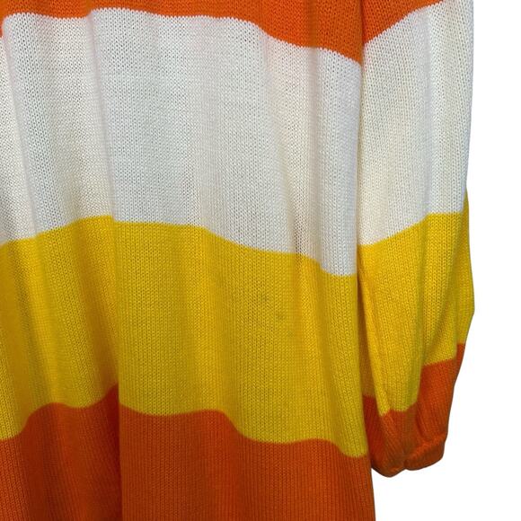 Disney Her Universe Halloween Candy Corn Cardigan Mickey & Minnie Size 2 (18-20) - Picture 7 of 16